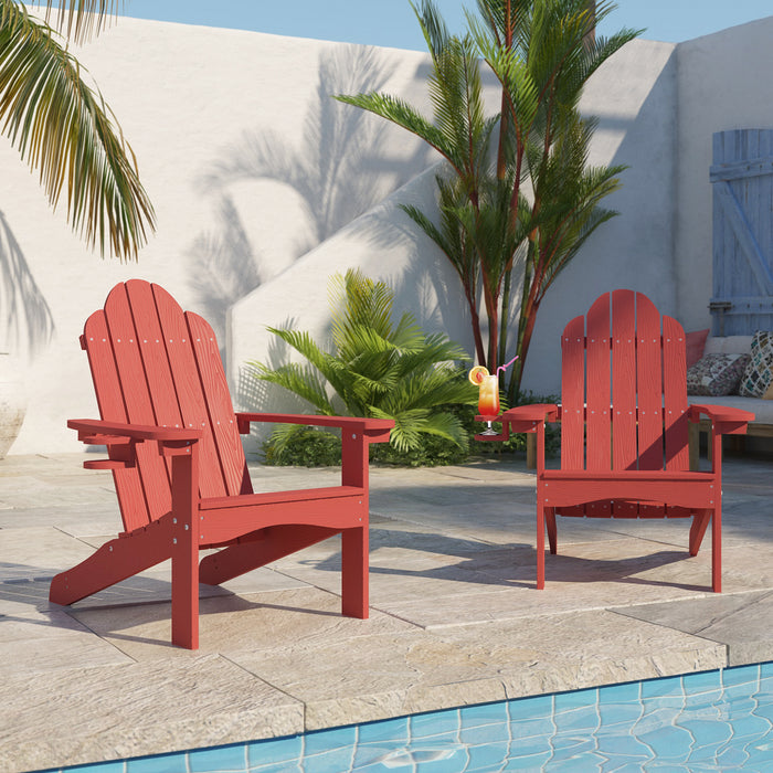 red plastic adirondack chairs 