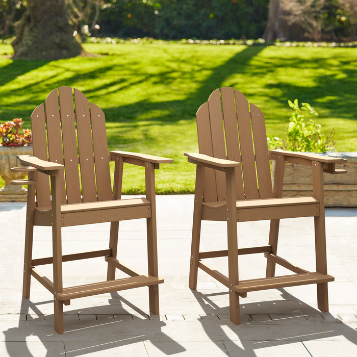 brown adirondack bar height chair set of 2 plans