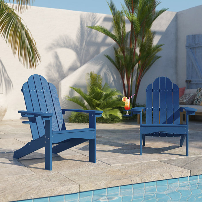 modern blue adirondack chairs