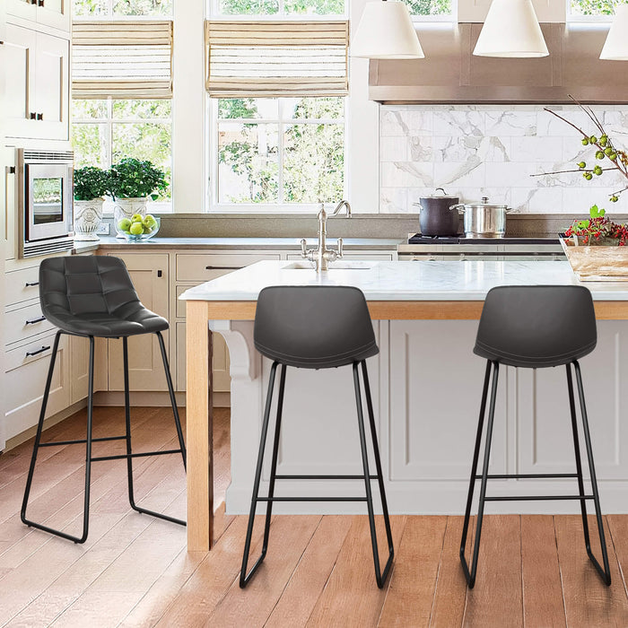 LUE BONA® 24'', 30'' Ada King Barstool Set of 2/3/4