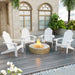 modern white adirondack chairs