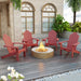red plastic adirondack chairs 