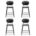 black kitchen bar stools