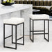 white leather saddle bar stool set of 2