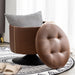 leather tufted storage ottoman for bedroom