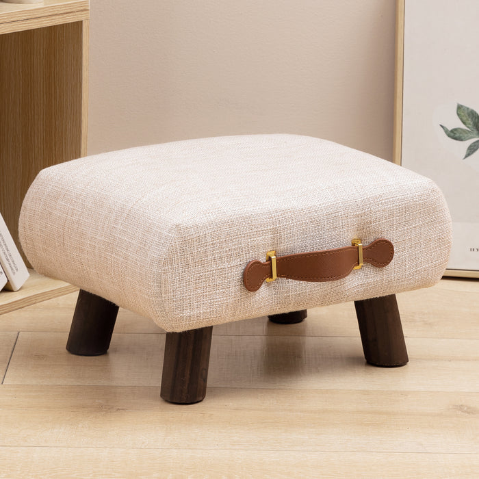 Small Wooden Foot Stools, Footrest Wooden Stool