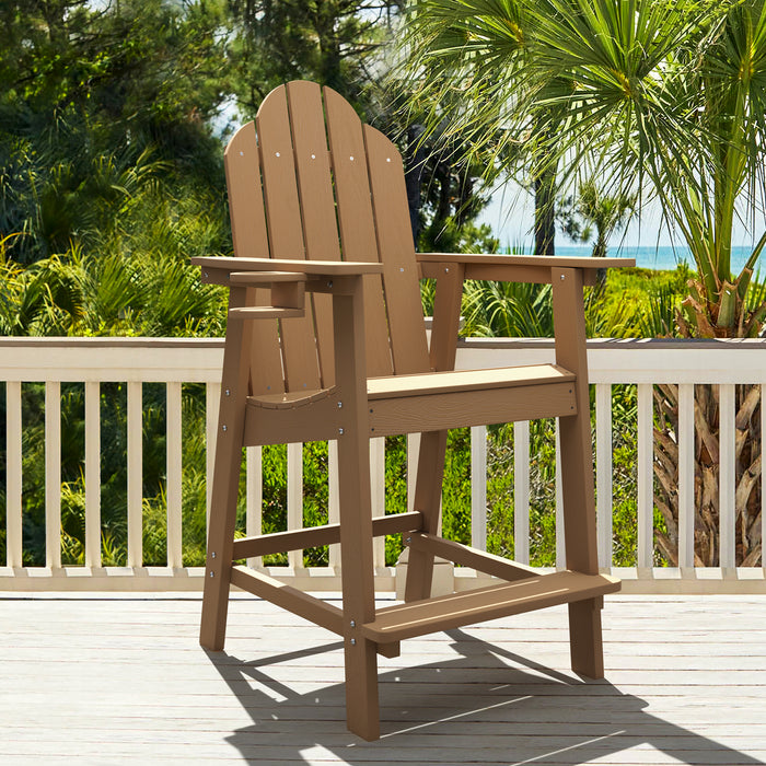 brown adirondack bar height chair plans