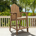 brown adirondack bar height chair plans