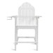 white bar height adirondack chair for patio