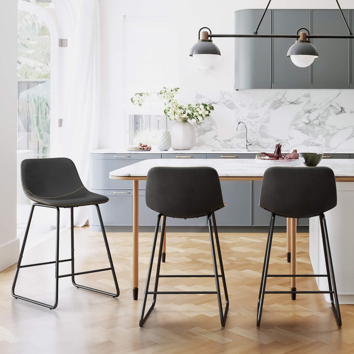 Alexander Faux Leather Barstool Set of 2/3/4