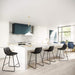 black modern bar stools set of 4 counter height