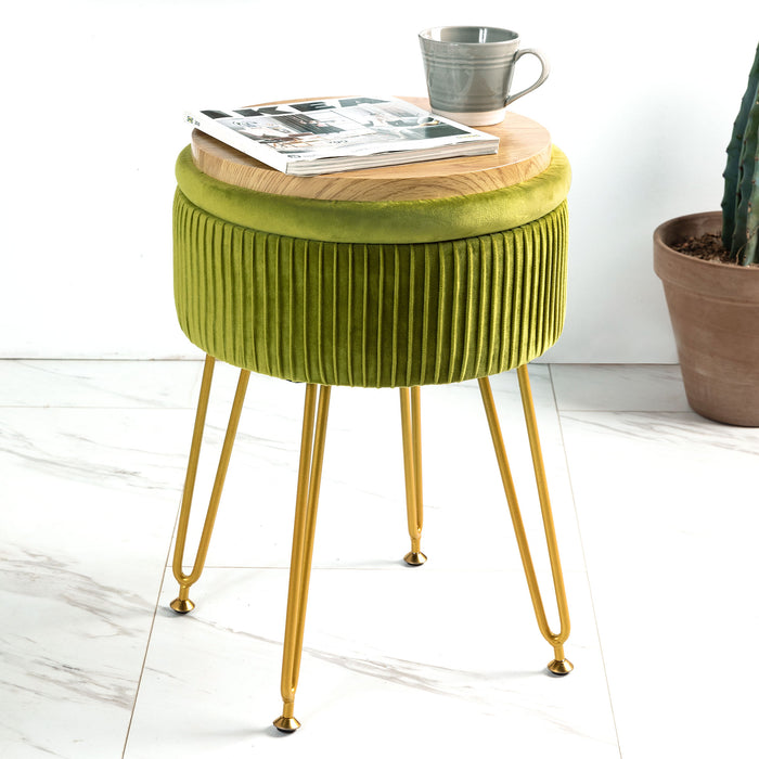 green vanity stools cheap