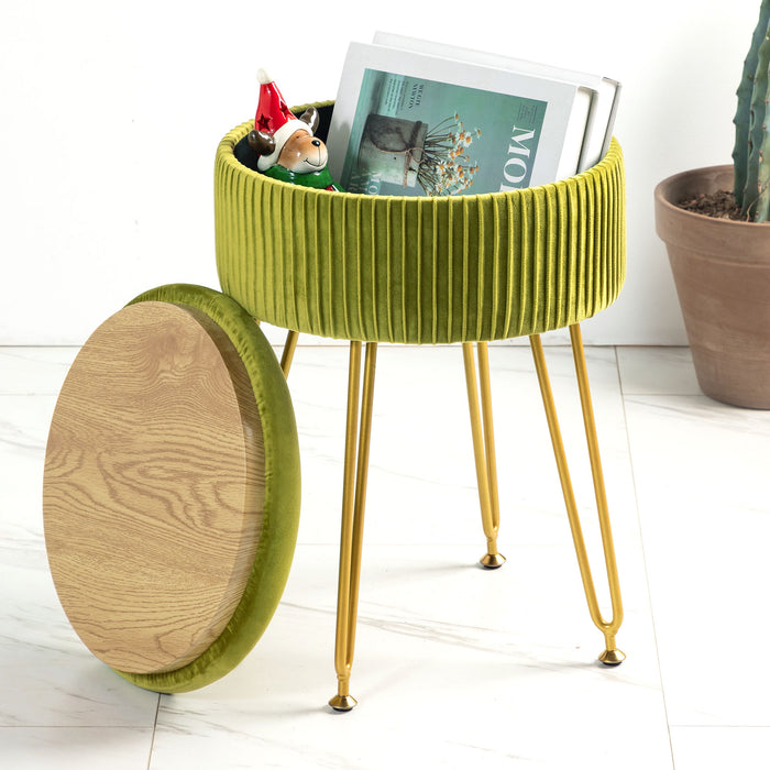 green vanity stools cheap