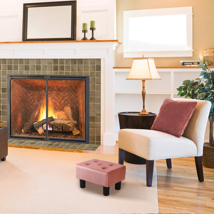 LUE BONA® Luebbers Velvet Foot Stool