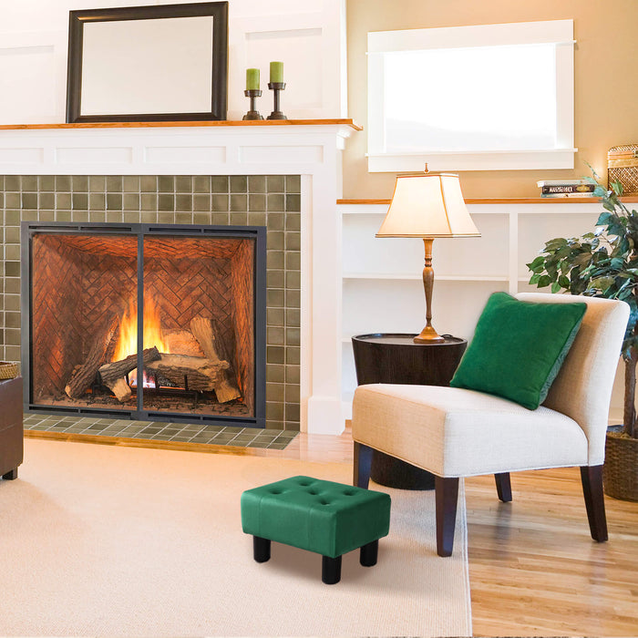 LUE BONA® Luebbers Velvet Foot Stool