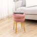 pink swivel vanity stool for bedroom