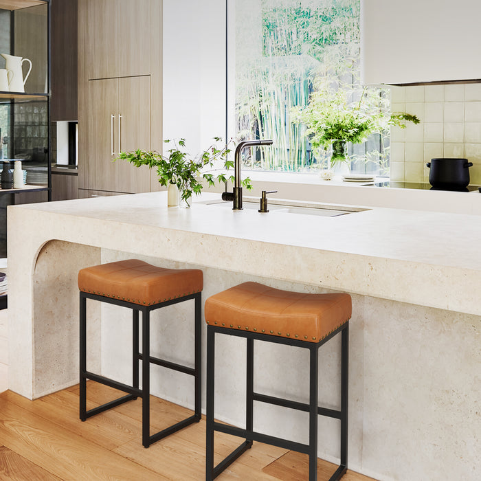 saddle bar stools for kitchen island