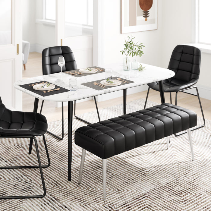 Entryway bench sales and table set