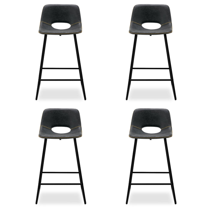 modern leather bar stool