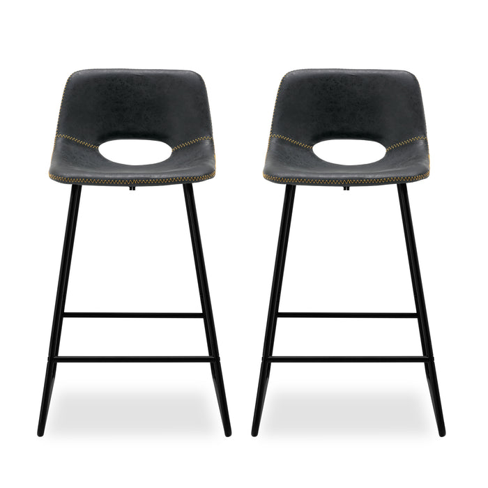 modern leather bar stool