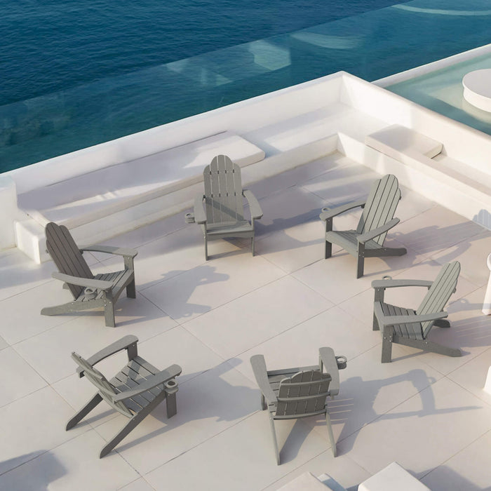 Amanda Adirondack Chair with Cup Holder