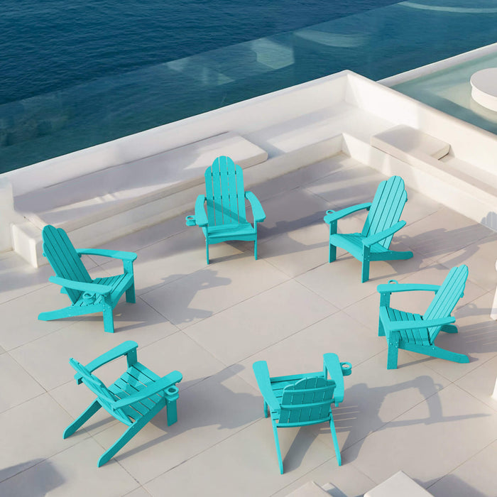 Amanda Adirondack Chair with Cup Holder