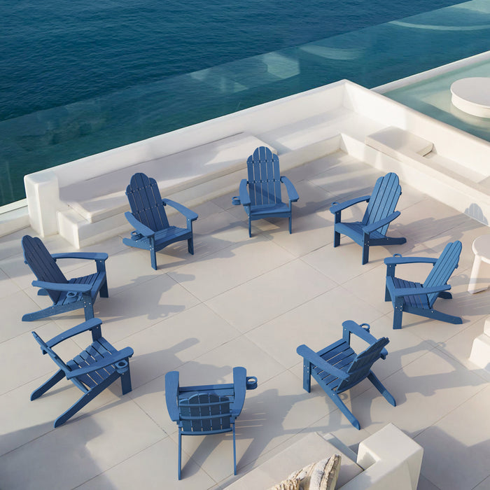 modern blue adirondack chairs