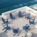 modern blue adirondack chairs