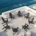 black plastic adirondack chairs 