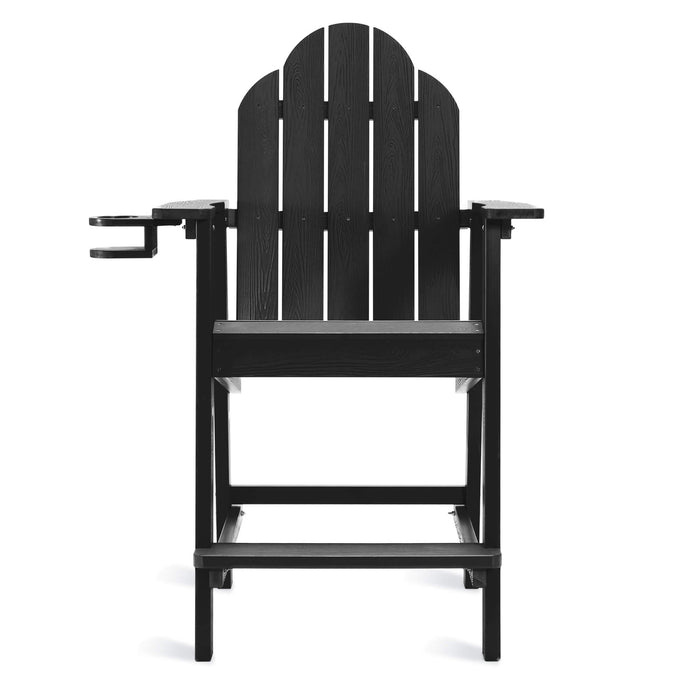 black bar height adirondack chair outdoor