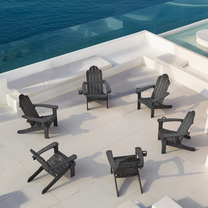 black plastic adirondack chairs 