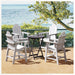 white bar height adirondack chair for patio