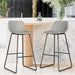 grey modern bar stools set of 2 counter height