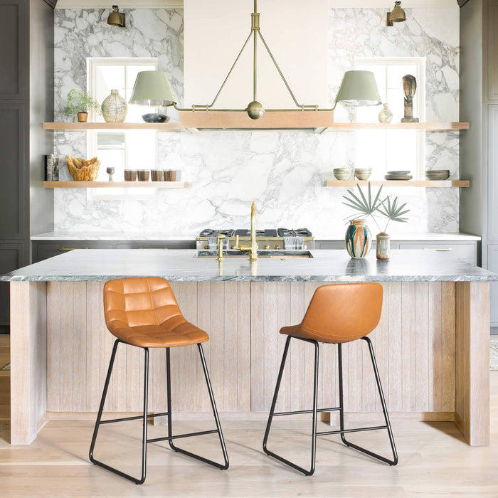 LUE BONA® 24'', 30'' Ada King Barstool Set of 2/3/4
