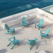 best teal plastic adirondack chairs