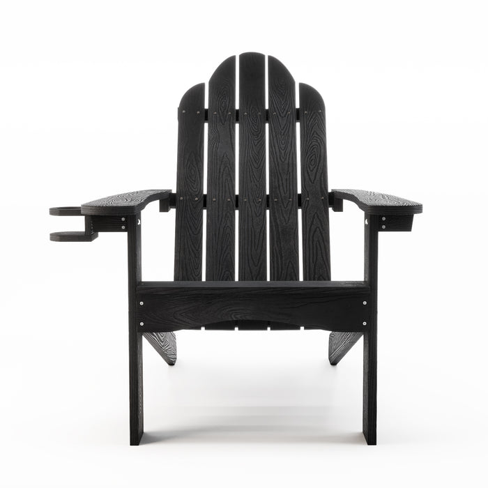black plastic adirondack chairs
