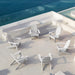modern white adirondack chairs