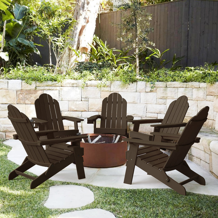 Polywood folding adirondack chairs discount with cup holders